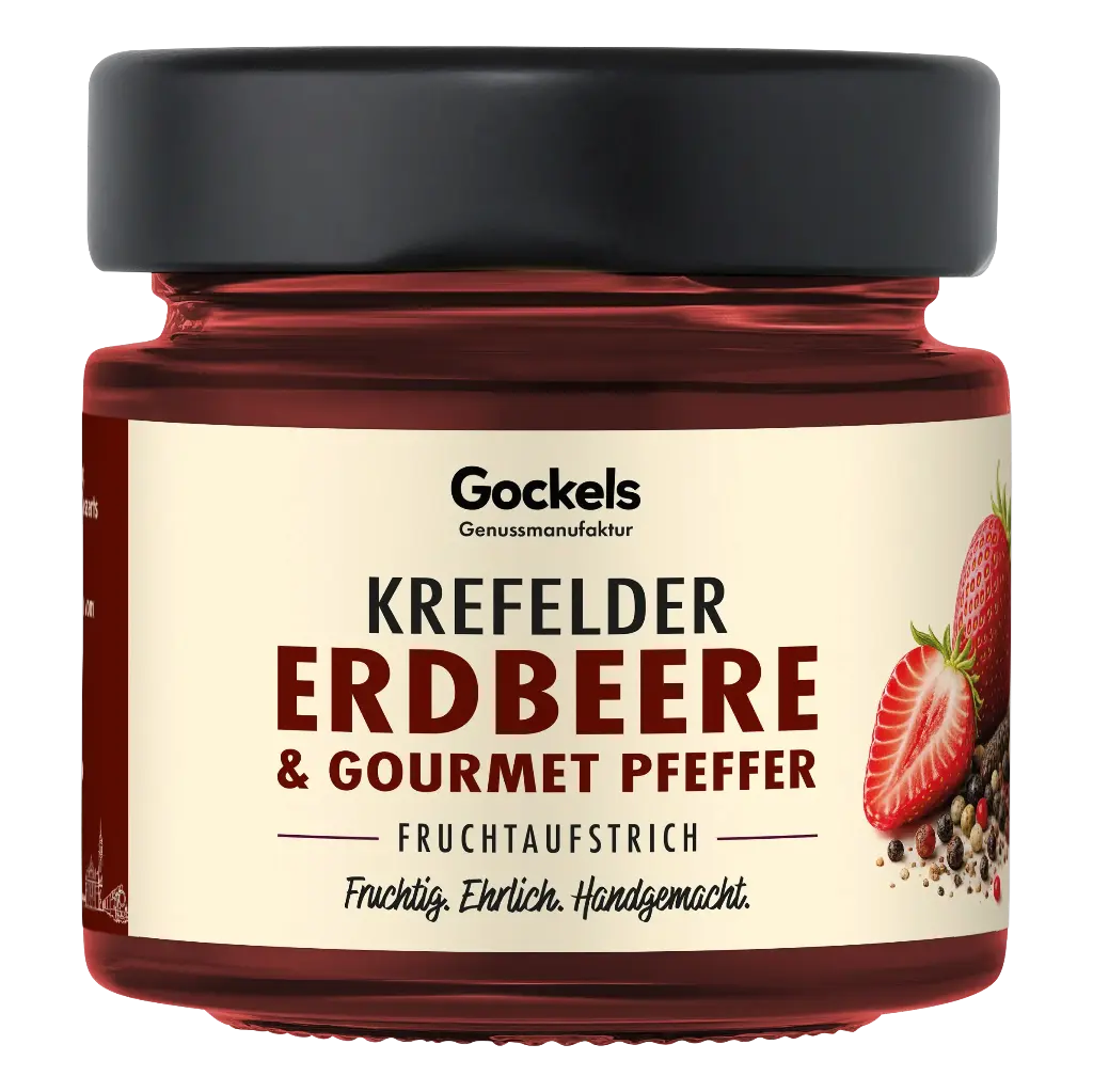 Krefelder Erdbeere & Gourmet Pfeffer Fruchtaufstrich