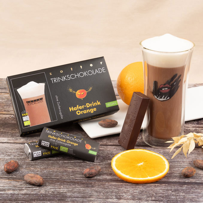 Hafer-Drink Orange, ohne Zuckerzugabe - Trinkschokolade_3