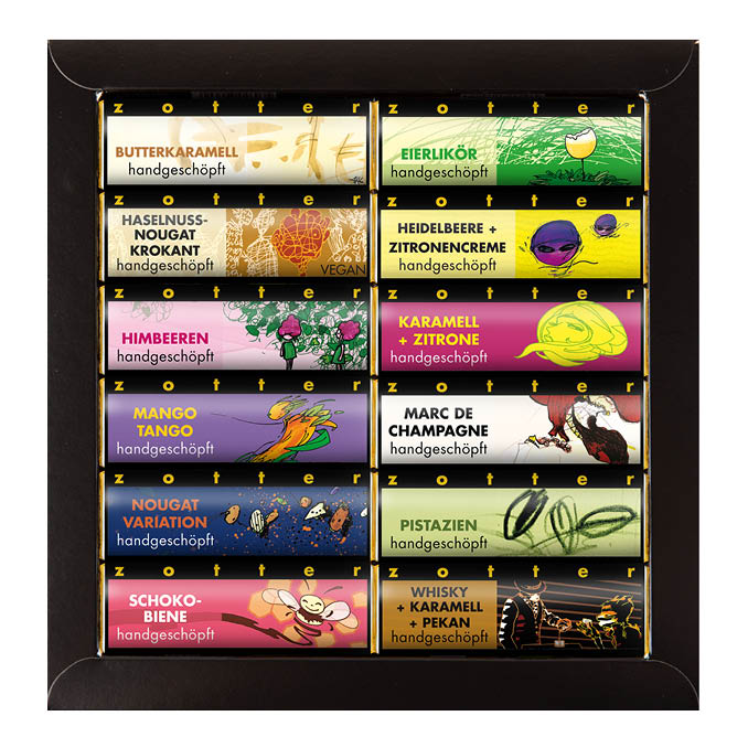 Handgeschöpfte Minis Kollektion - 12 Sorten_1