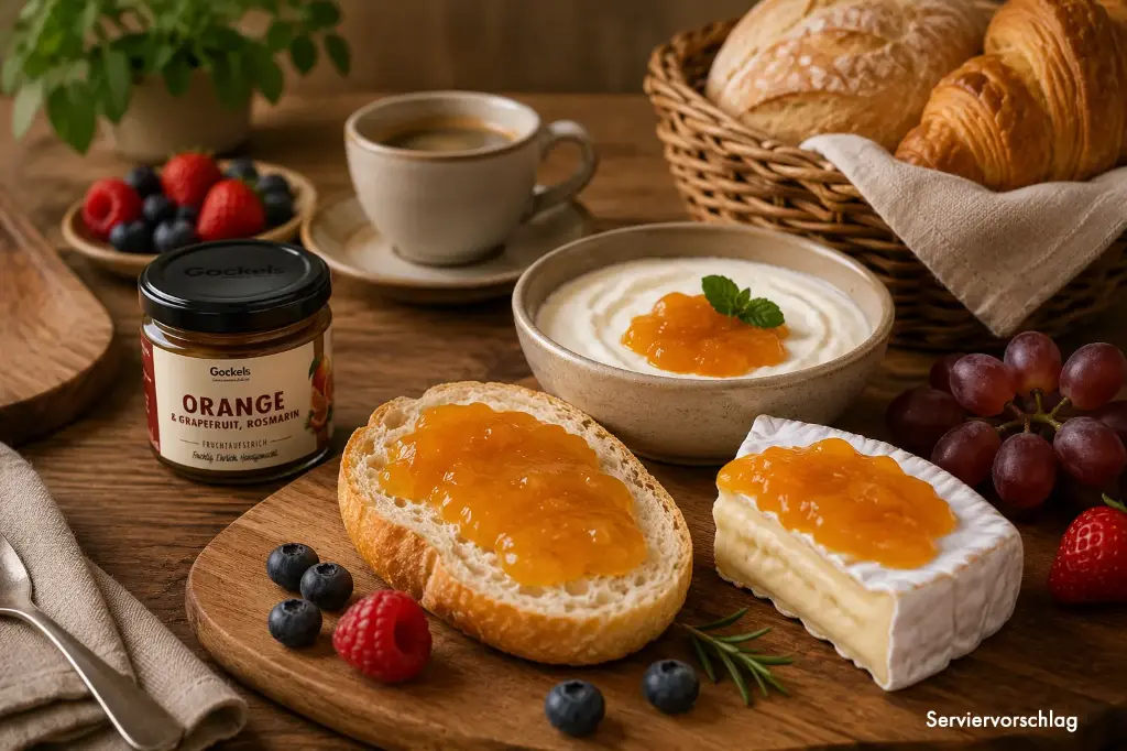 Orange & Grapefruit, Rosmarin Fruchtaufstrich