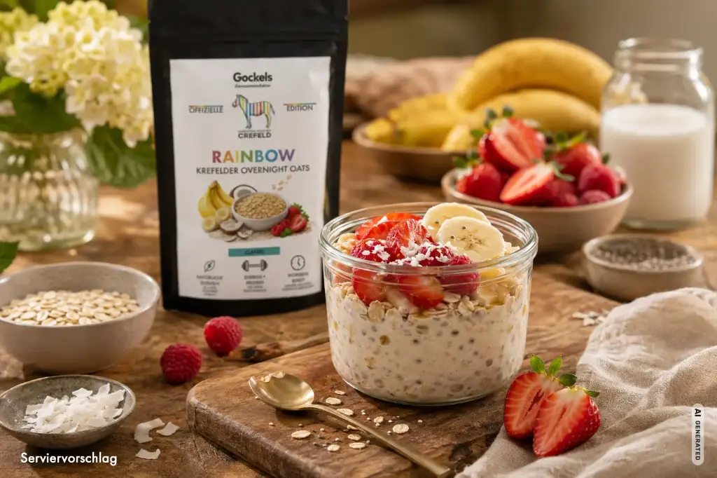 Rainbow Krefelder Overnight Oats