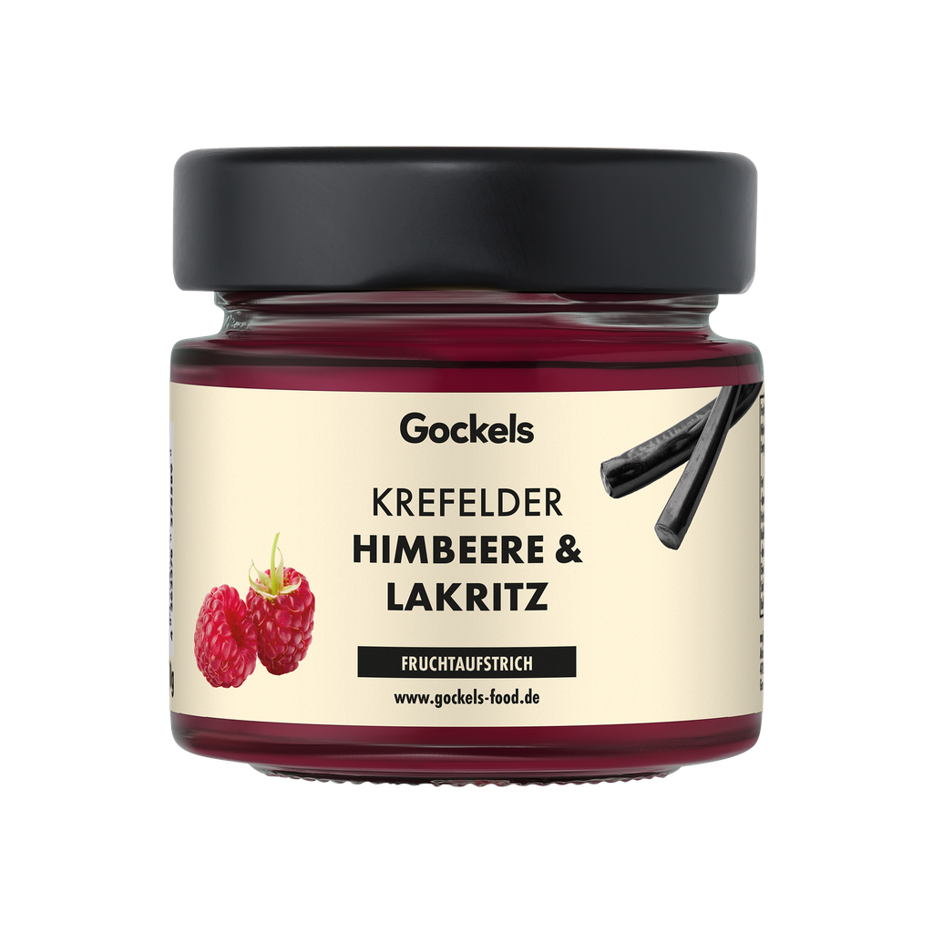 Krefelder Himbeere & Lakritz Fruchtaufstrich