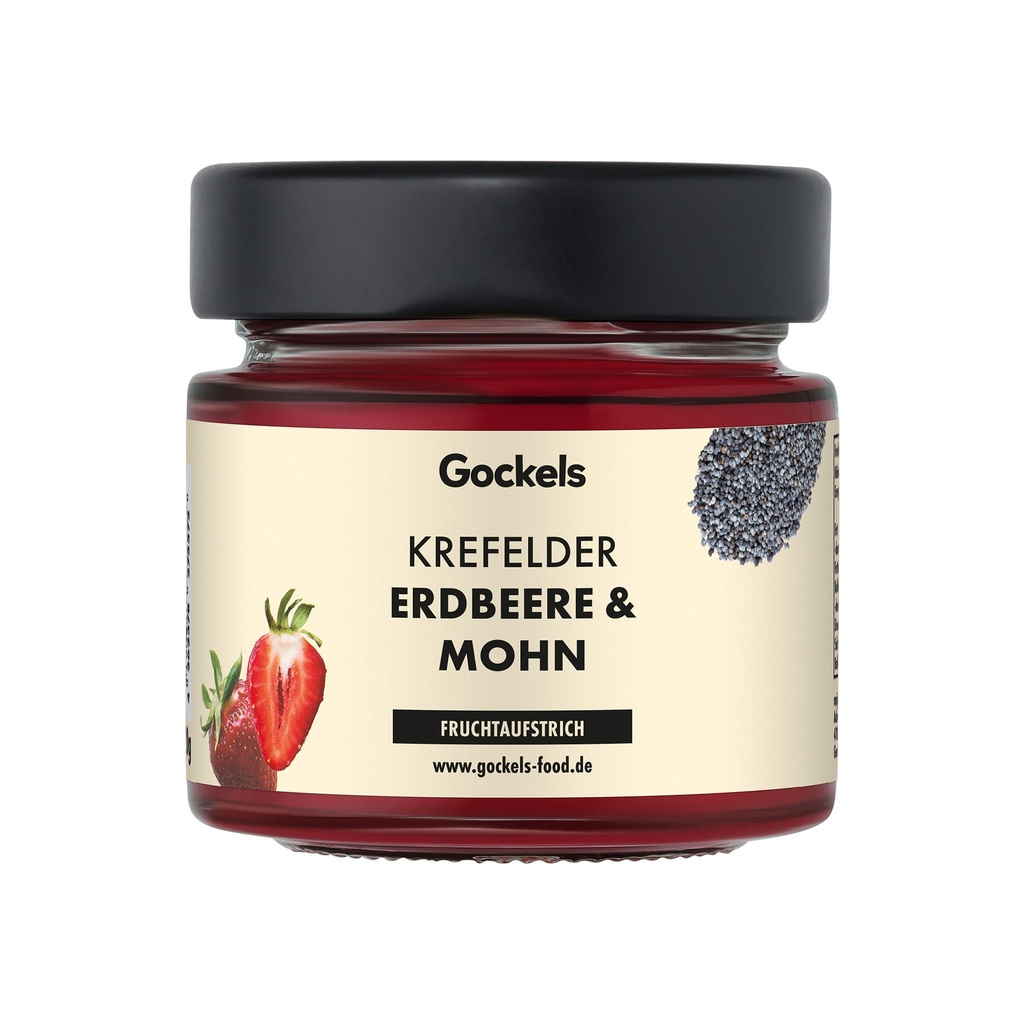 Krefelder Erdbeere & Mohn Fruchtaufstrich
