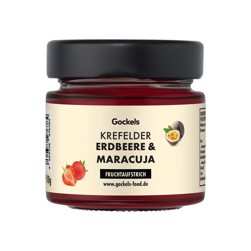 Krefelder Erdbeere & Maracuja Fruchtaufstrich