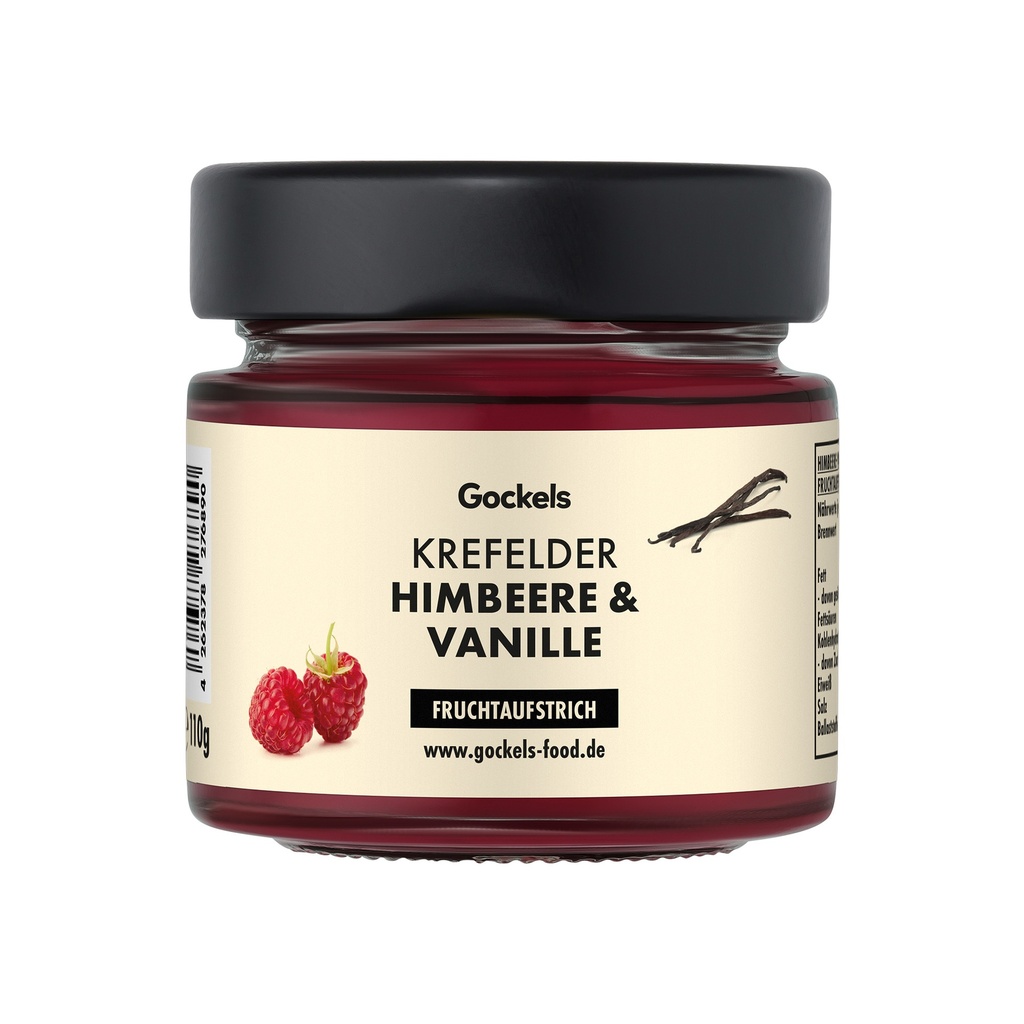 Krefelder Himbeere & Vanille Fruchtaufstrich