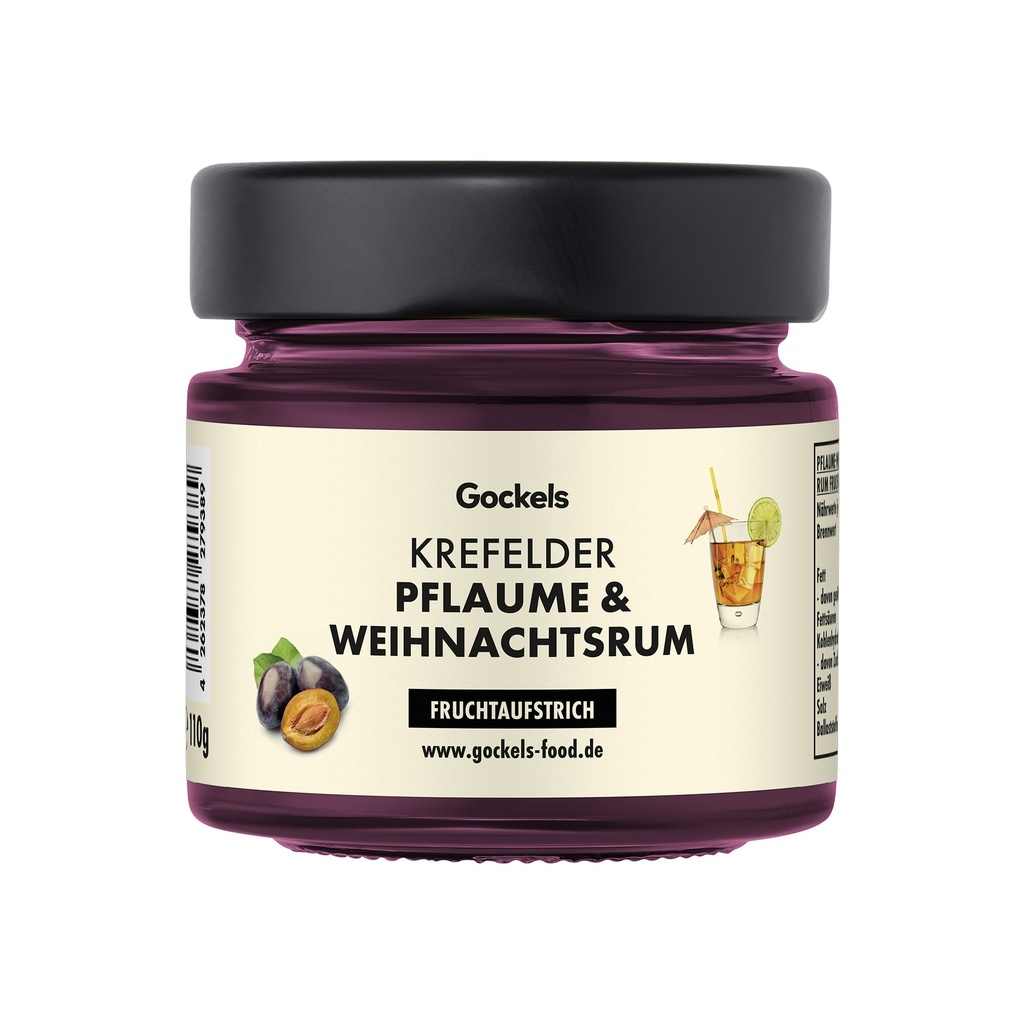 Krefelder Pflaume & Weihnachtsrum Fruchtaufstrich