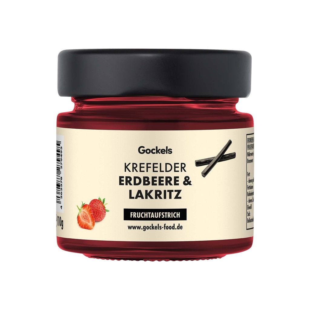 Erdbeere & Lakritz Fruchtaufstrich