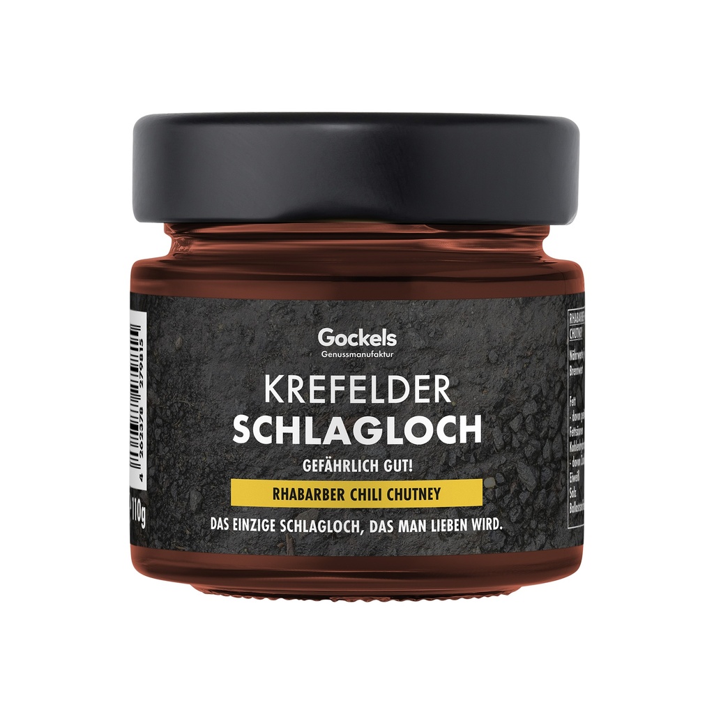 Krefelder Schlagloch Chutney – Frühlingsedition Rhabarber Chili