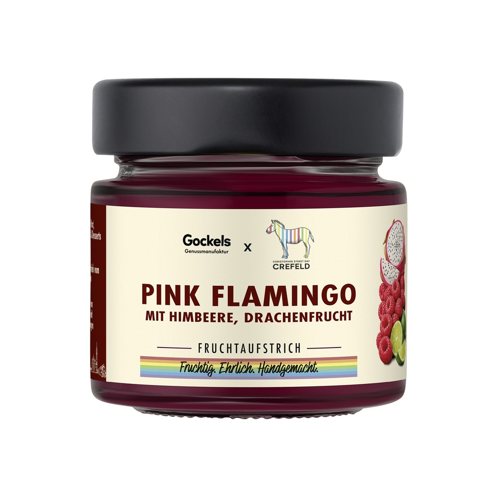 Pink Flamingo - Himbeere & Drachenfrucht Fruchtaufstrich