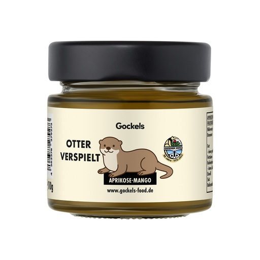 Otter verspielt - Aprikose Mango Fruchtaufstrich