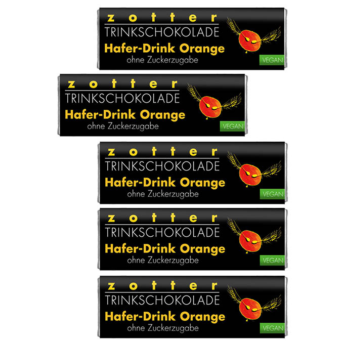 Hafer-Drink Orange  Vegane Trinkschokolade ohne Zucker