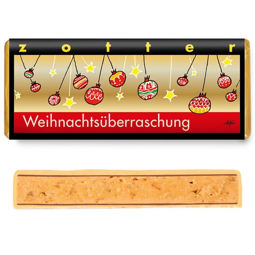 Weihnachtsüberraschung - Karamell Nougat Crunch