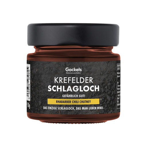 Krefelder Schlagloch Chutney – Frühlingsedition Rhabarber Chili