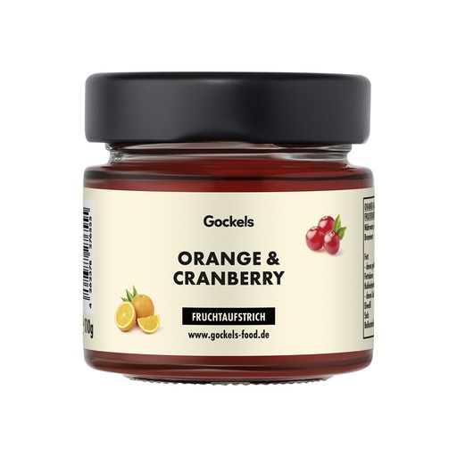 Winterliche Orangen & Cranberry Fruchtaufstrich